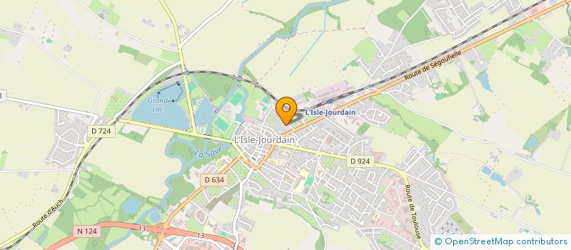 localisation de l'entreprise MADAME LAETITIA KANIZSAY  L'ISLE-JOURDAIN