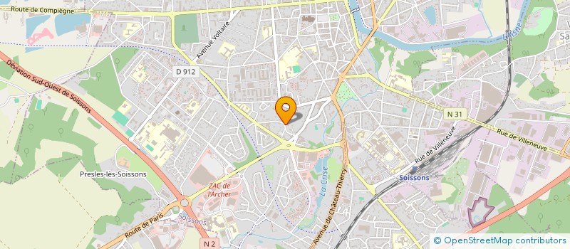localisation de l'entreprise MADAME LAETITIA KAPPLER à SOISSONS