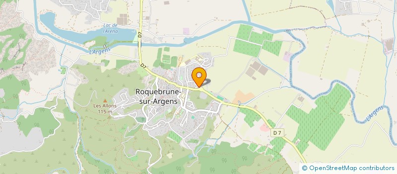 localisation de l'entreprise MADAME LAETITIA KASPARIAN à ROQUEBRUNE-SUR-ARGENS