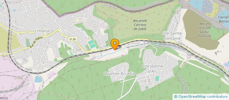 localisation de l'entreprise MADAME LAETITIA KEDIM  SAINT-AVOLD