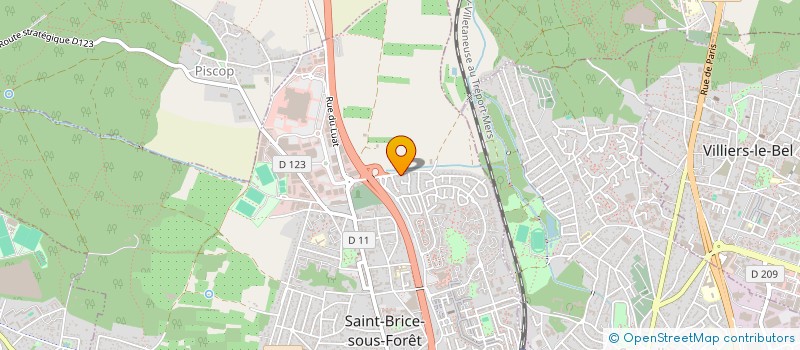 localisation de l'entreprise MADAME LAETITIA KILA à SAINT-BRICE-SOUS-FORET