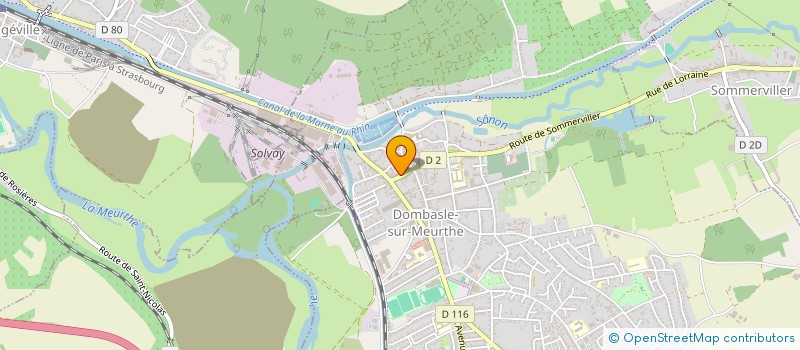 localisation de l'entreprise MADAME LAETITIA KLEIN  DOMBASLE-SUR-MEURTHE