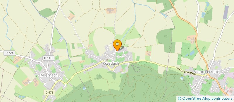 localisation de l'entreprise MADAME LAETITIA KLEIN  KSTLACH