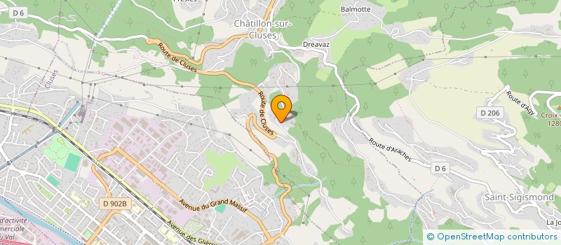 localisation de l'entreprise MADAME LAETITIA KOLCZ  CHATILLON-SUR-CLUSES