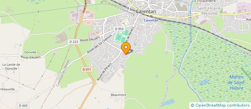 localisation de l'entreprise MADAME LAETITIA KOPKA  CARENTAN-LES-MARAIS