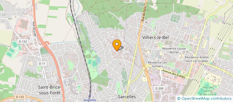 localisation de l'entreprise MADAME LAETITIA KOUDOU à SARCELLES