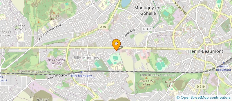 localisation de l'entreprise MADAME LAETITIA KRAJNA à BILLY-MONTIGNY