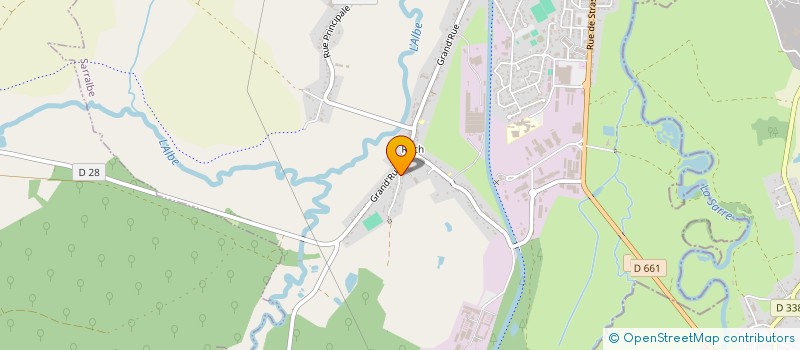 localisation de l'entreprise MADAME LAETITIA KREBS  SARRALBE