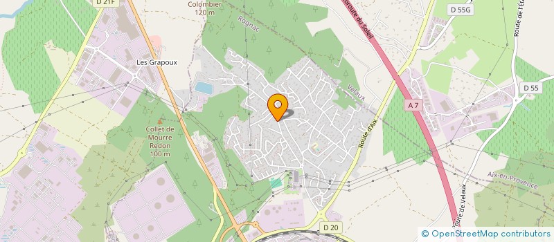 localisation de l'entreprise MADAME LAETITIA LABARRE  ROGNAC