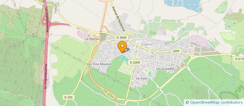 localisation de l'entreprise MADAME LAETITIA LACHERAY  SIGEAN