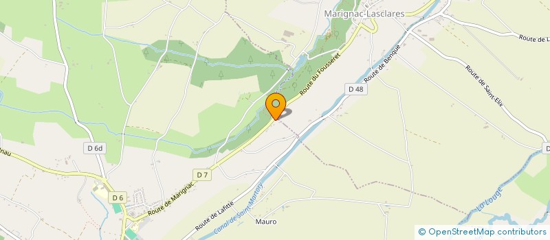 localisation de l'entreprise MADAME LAETITIA LACOSTE  LE FOUSSERET