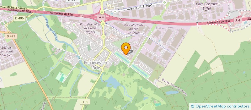 localisation de l'entreprise MADAME LAETITIA LACOSTE  FERRIERES-EN-BRIE