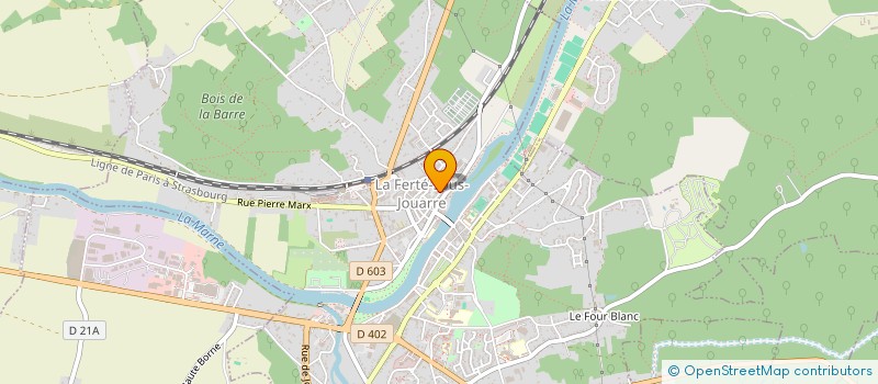 localisation de l'entreprise MADAME LAETITIA LACROIX à LA FERTE-SOUS-JOUARRE