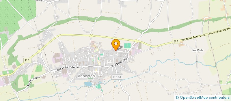 localisation de l'entreprise MADAME LAETITIA LACROIX  ANNEYRON