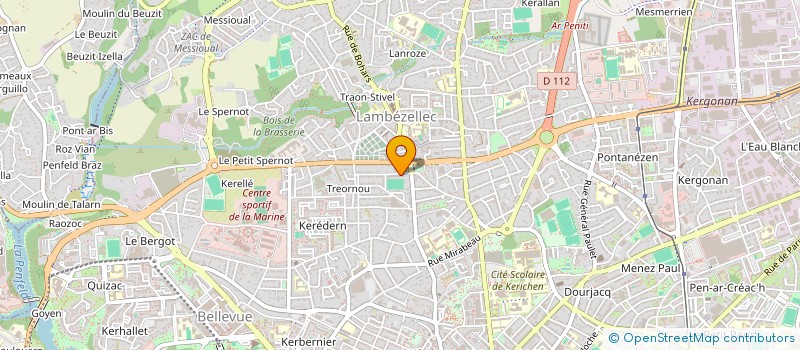 localisation de l'entreprise MADAME LAETITIA LACROIX à BREST