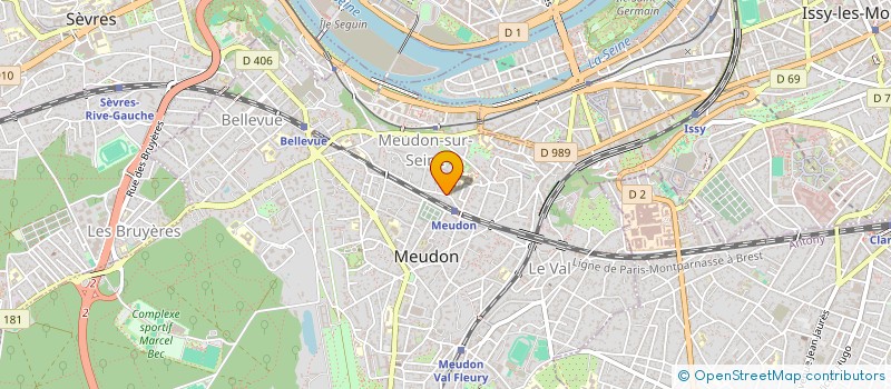 localisation de l'entreprise MADAME LAETITIA LAETITIA PRIOUX à MEUDON