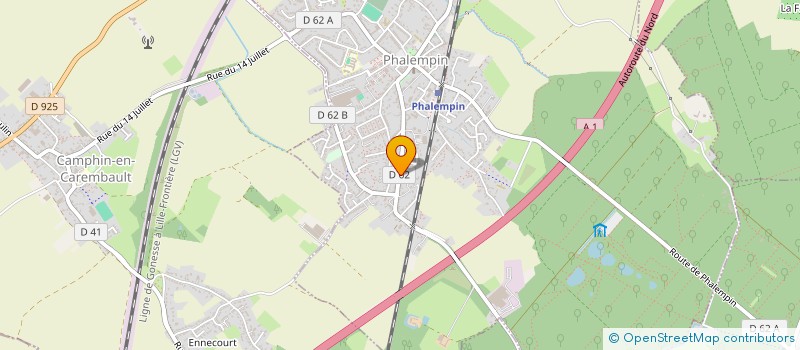 localisation de l'entreprise MADAME LAETITIA LAFORGE  PHALEMPIN