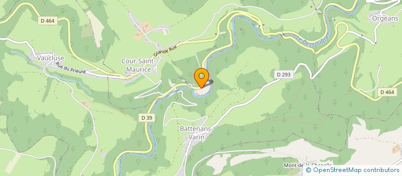 localisation de l'entreprise MADAME LAETITIA LAGARDE  COUR-SAINT-MAURICE