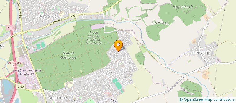 localisation de l'entreprise MADAME LAETITIA LAGARDE  GUENANGE