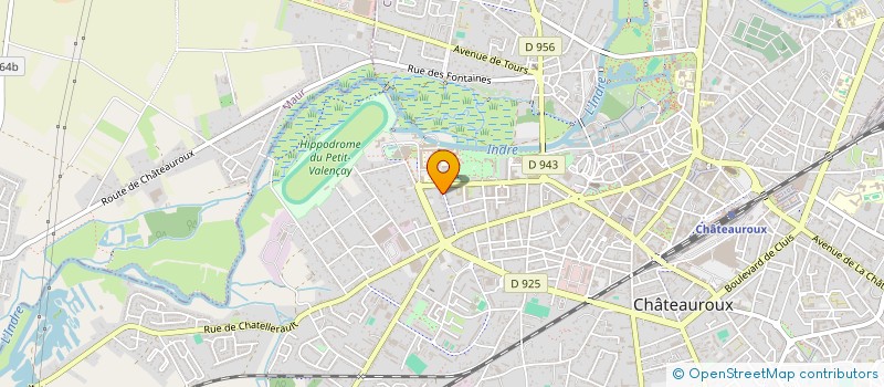 localisation de l'entreprise MADAME LAETITIA LAGORSSE à CHATEAUROUX