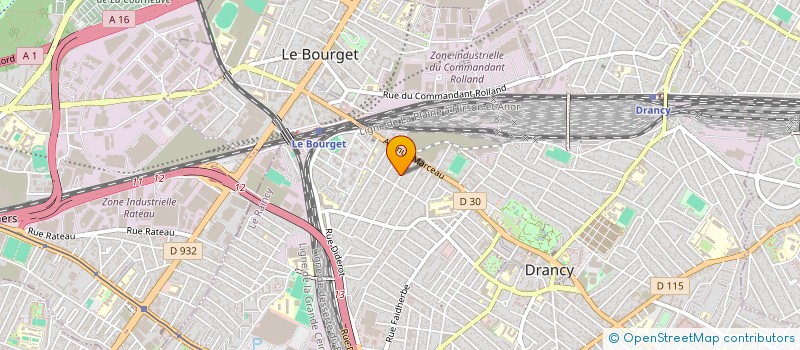 localisation de l'entreprise MADAME LAETITIA LAGOUTTE à DRANCY