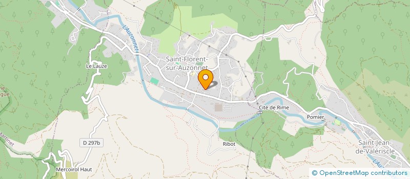 localisation de l'entreprise MADAME LAETITIA LAIGNIER  SAINT-FLORENT-SUR-AUZONNET