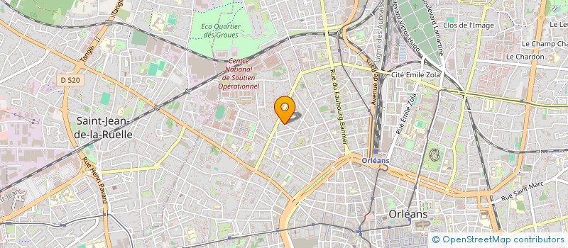 localisation de l'entreprise MADAME LAETITIA LAINE à ORLEANS
