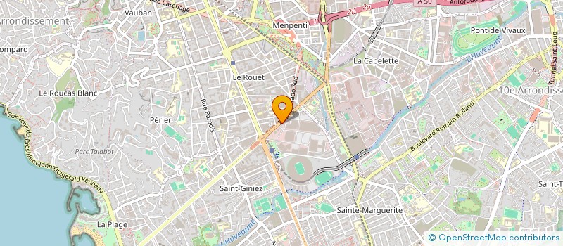 localisation de l'entreprise MADAME LAETITIA LAINE à MARSEILLE