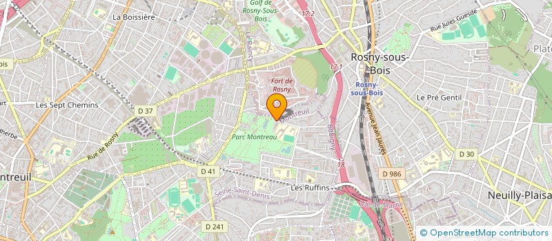 localisation de l'entreprise MADAME LAETITIA LAJOINIE à MONTREUIL