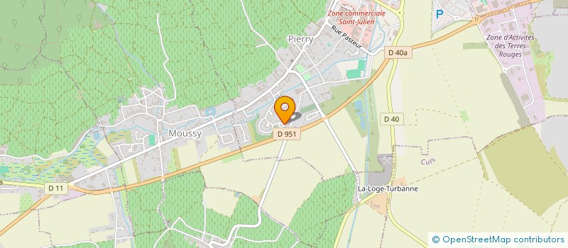 localisation de l'entreprise MADAME LAETITIA LALUC  PIERRY