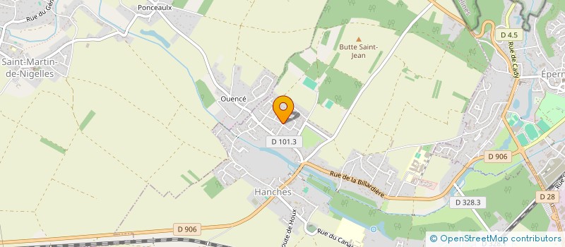 localisation de l'entreprise MADAME LAETITIA LAMARRE à HANCHES