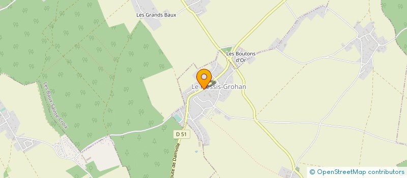 localisation de l'entreprise MADAME LAETITIA LAMBLIN  LE PLESSIS-GROHAN