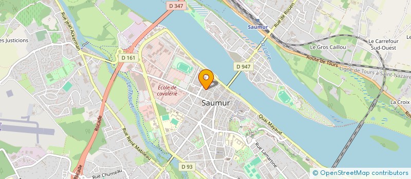 localisation de l'entreprise MADAME LAETITIA LAMOTTE à SAUMUR