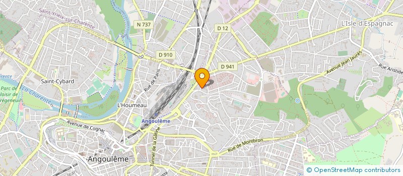 localisation de l'entreprise MADAME LAETITIA LANCON à ANGOULEME