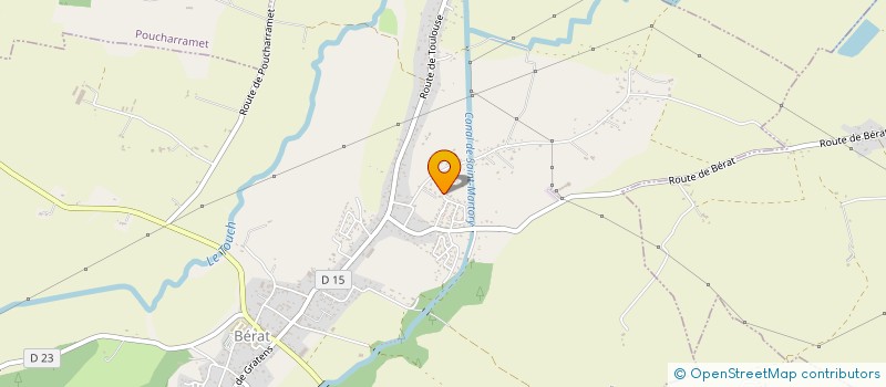 localisation de l'entreprise MADAME LAETITIA LANDES  BERAT