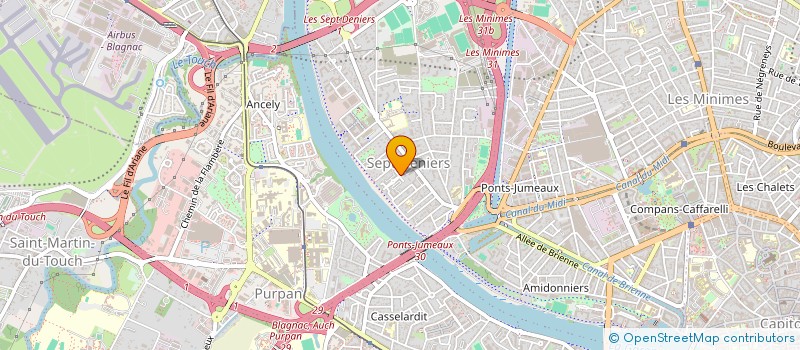 localisation de l'entreprise MADAME LAETITIA LANDOIS  TOULOUSE