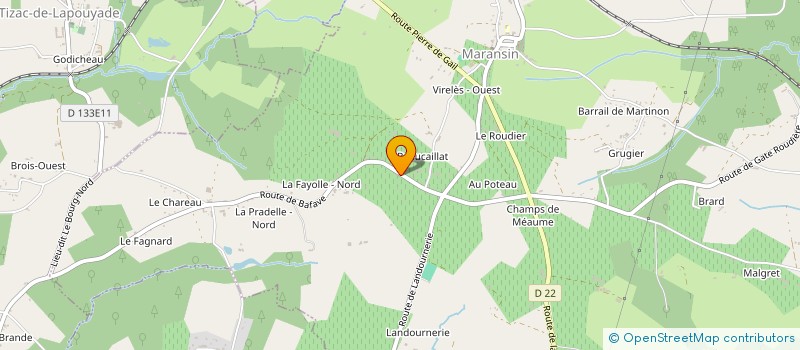 localisation de l'entreprise MADAME LAETITIA LANFROID-NAZAC  MARANSIN