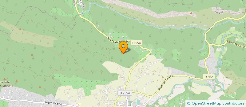 localisation de l'entreprise MADAME LAETITIA LANGE  LE VAL