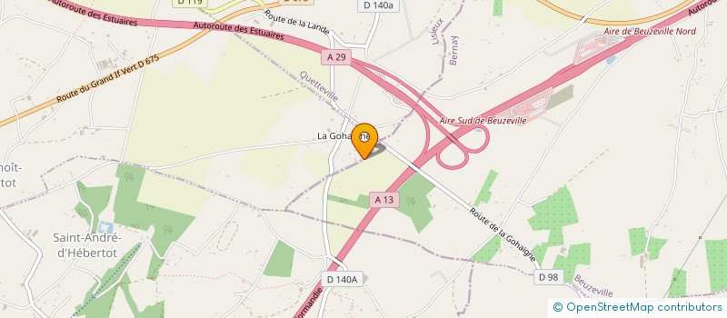 localisation de l'entreprise MADAME LAETITIA LANGLOIS  SAINT-BENOIT-D'HEBERTOT