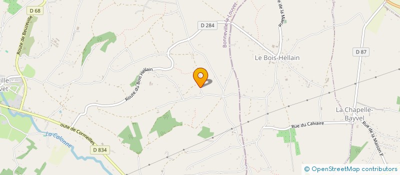 localisation de l'entreprise MADAME LAETITIA LANGUE  LE BREUIL-EN-AUGE