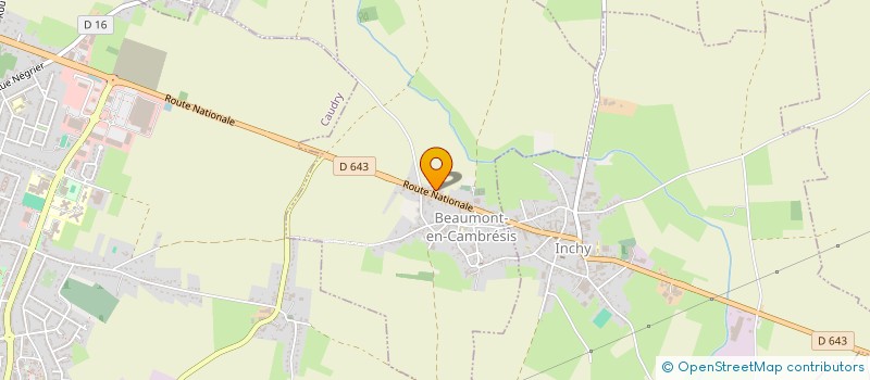 localisation de l'entreprise MADAME LAETITIA LANSIAUX à BEAUMONT-EN-CAMBRESIS