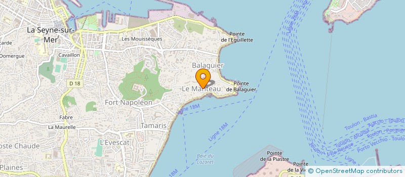 localisation de l'entreprise MADAME LAETITIA LAPEYRONNIE à LA SEYNE-SUR-MER