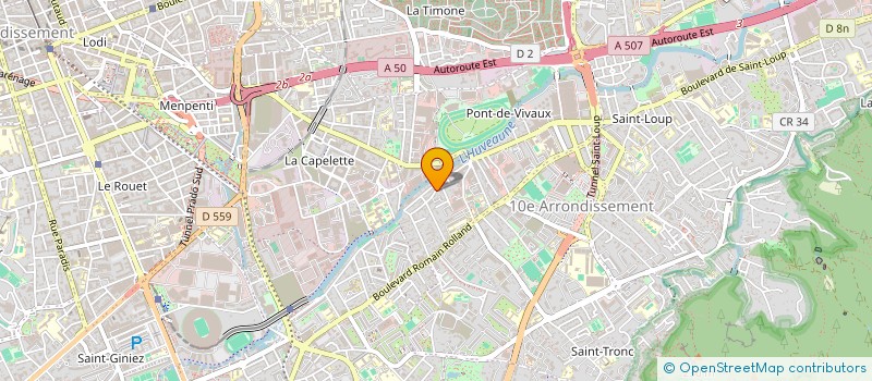 localisation de l'entreprise MADAME LAETITIA LARCHER à MARSEILLE
