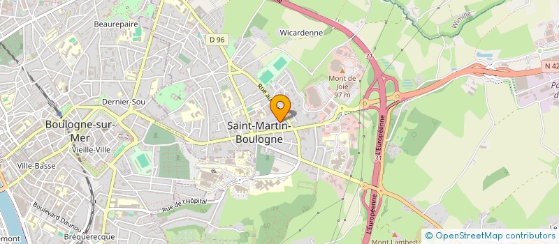 localisation de l'entreprise MADAME LAETITIA LARDE  SAINT-MARTIN-BOULOGNE