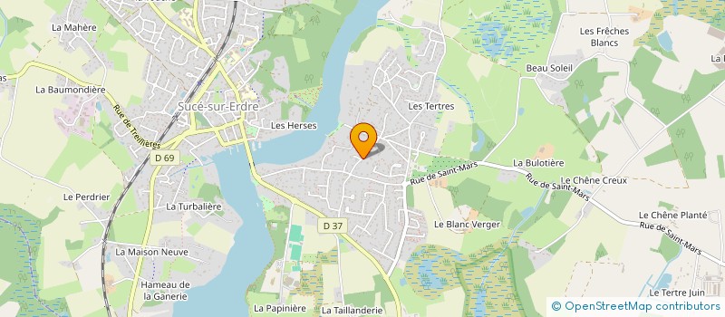 localisation de l'entreprise MADAME LAETITIA LARDIERE  SUCE-SUR-ERDRE