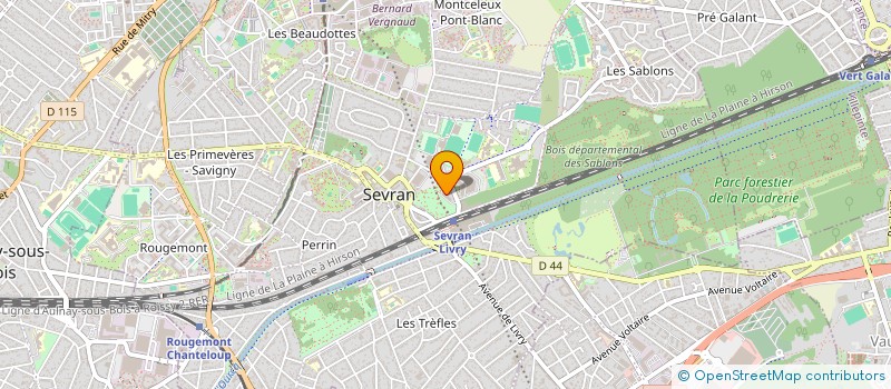 localisation de l'entreprise MADAME LAETITIA LARDOUX à SEVRAN