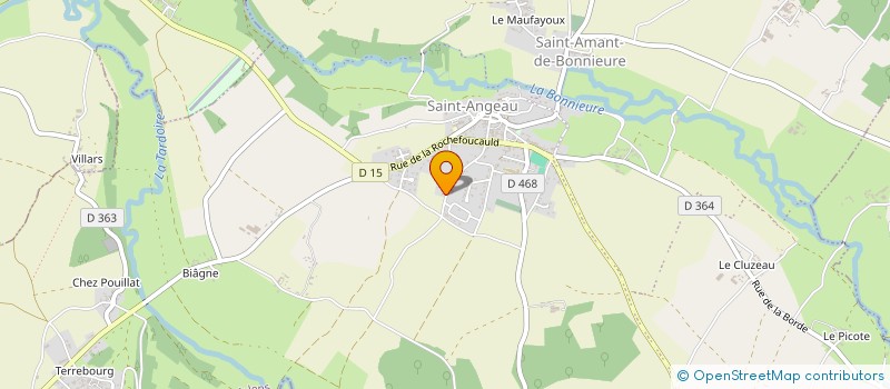 localisation de l'entreprise MADAME LAETITIA LARGEAS  MANSLE-LES-FONTAINES