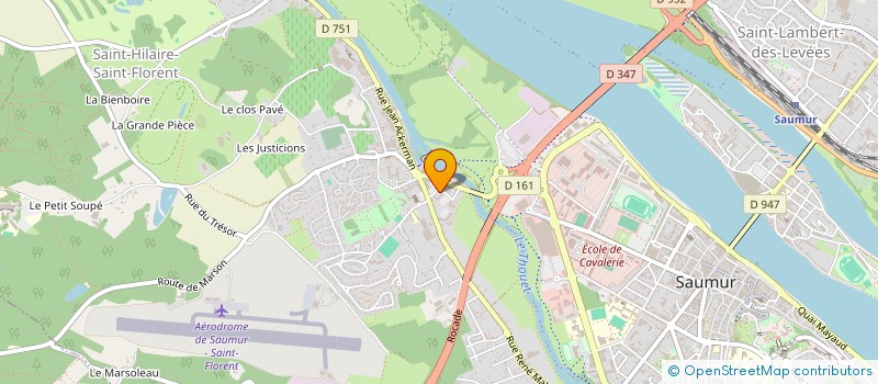 localisation de l'entreprise MADAME LAETITIA LARIVIERE  SAUMUR