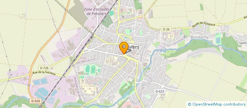localisation de l'entreprise MADAME LAETITIA LARSONNIER à PITHIVIERS
