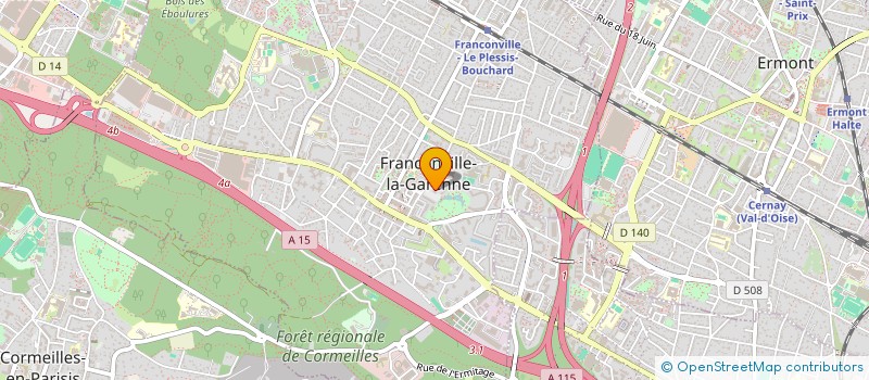 localisation de l'entreprise MADAME LAETITIA LASSALLE  FRANCONVILLE